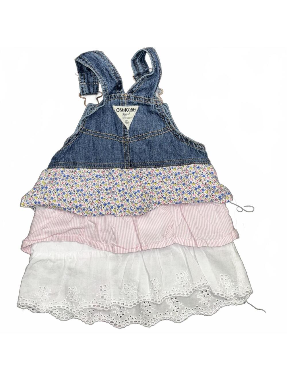 Girls Oshkosh Dress, 100%cotton, sz 24mo - Picture 2 of 5